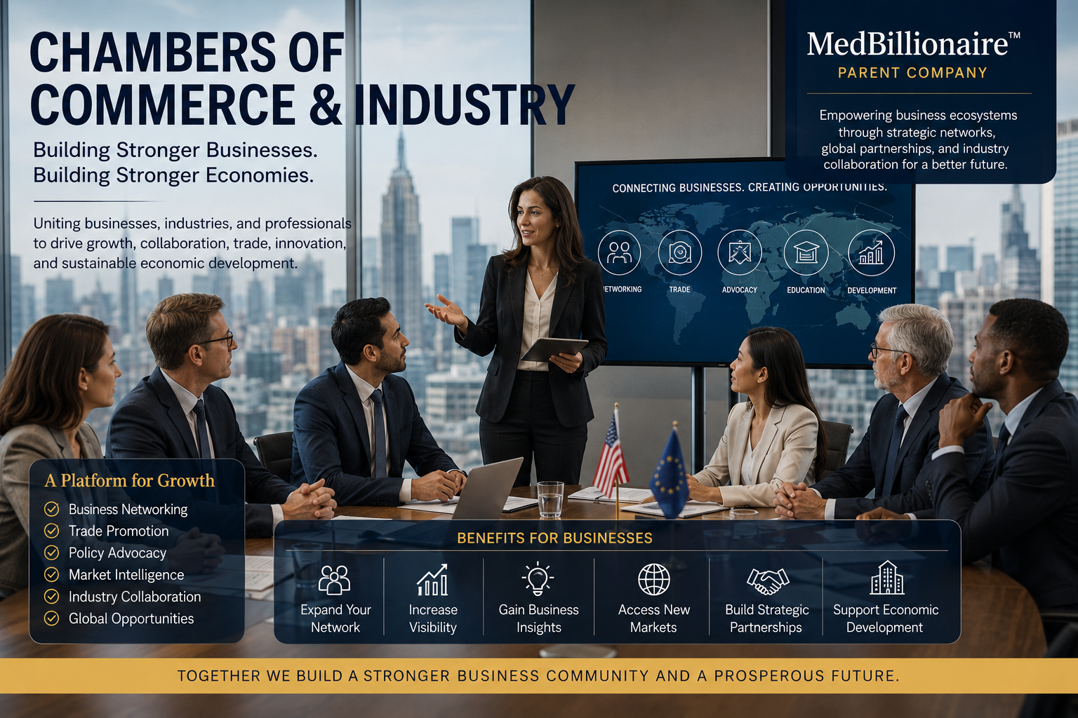 Chambers of Commerce & Industry How Business Networks Support Economic Growth, Trade, and Industry Development
